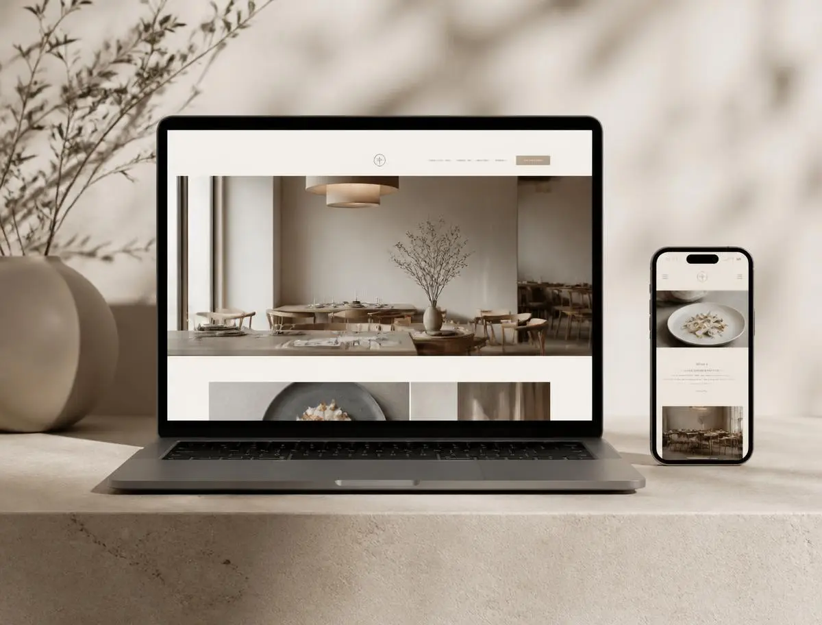 Nord & Salt website mockup